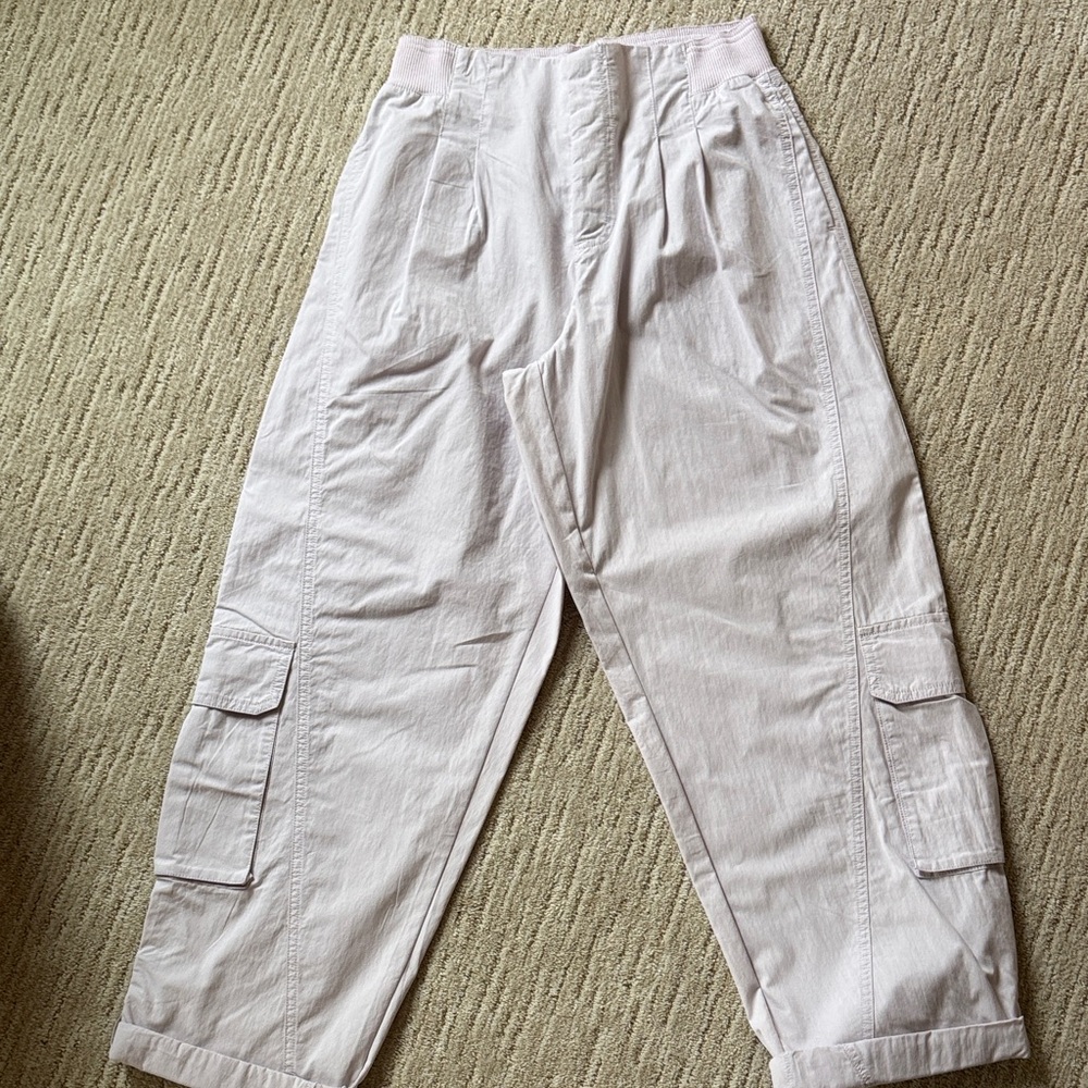 FP Movement by Free People Light Gray Wide Leg Pants